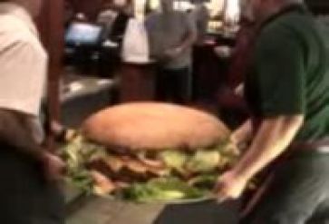 Mega hamburger